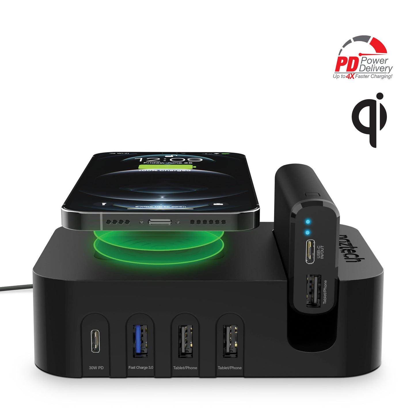 Naztech Ultimate Charging Station Pro to Charge 7 Devices